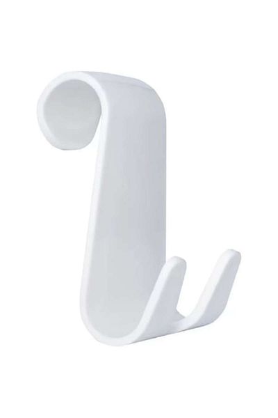 OEM Aquasanit Jack Towel Hook for Radiator, Plastic, White