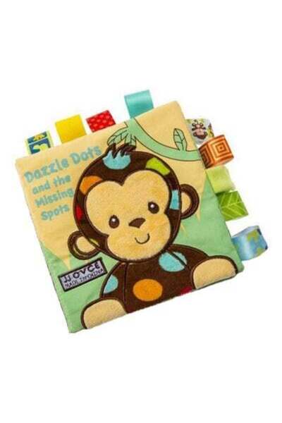 HALAMODO كتاب قماش للأطفال، كتاب قماش للحيوانات، ألعاب أطفال، كتب التعليم المبكر