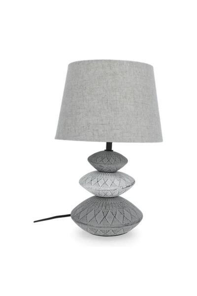 Generic Micasa 60W E27 Scratch-Resistant Elegant Decorative Ceramic Table Lamp Grey
