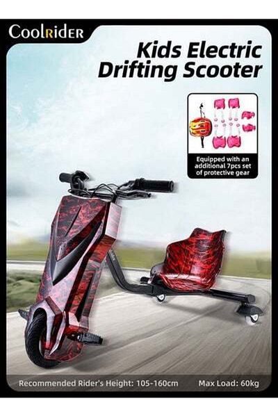 HALAMODO 24V High-Power 360°Kid/Adult Electric Drifting Scooter-Adjustable With Bluetooth Protective Gear