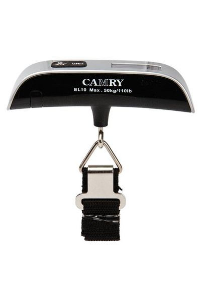 Generic CAMRY Premium Grade Electronic Luggage Scale Black and Grey 50kg E10