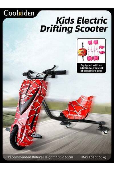 HALAMODO 24V High-Power 360° Electric Drifting Scooter-Adjustable With Bluetooth And Protective Gear