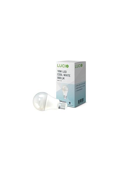 Generic مصباح لوسيو LED E27 بقوة 6500 كلفن 10 وات، لون أبيض بارد، 3897625276005