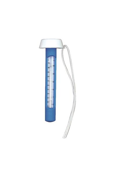Generic مقياس حرارة حمام السباحة العائم عالي الدقة من ACE مع سلك ربط أزرق وأبيض مقاس 8 بوصات 8998249