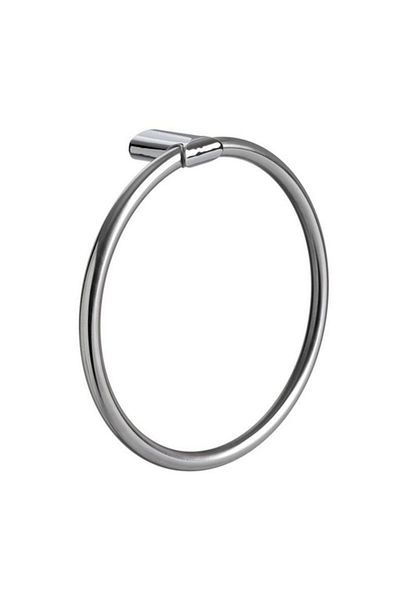 Generic TATAY Ronda Stainless Steel Glossy Finish Towel Ring Silver 6646600