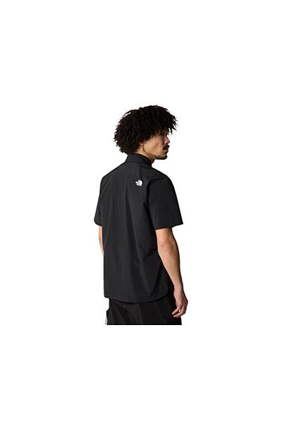 THE NORTH FACE M Packable Ss Shirt Ανδρικό πουκάμισο casual NF0A883J4H01 Μαύρο