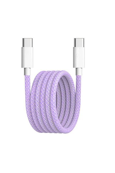 SKYDDAR INNOVATION Data Cable, Type-C, Super Fast Charging, PD60W, Flexible, Durable, 1m, PCB114D - Purple
