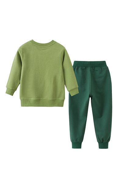 Kidohug 2-piece cotton suit, Long sleeve blouse and pants set