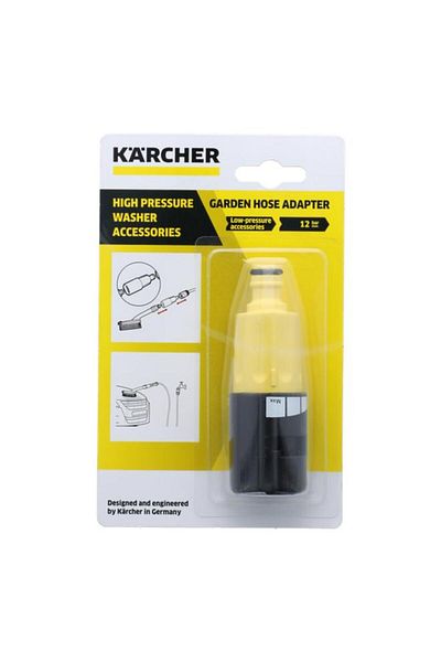 Generic محول خرطوم حديقة KARCHER باللونين الأسود والأصفر