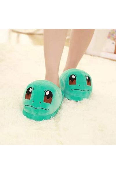 BANDAI EUR 35-39 02 Anime Pokemon Cotton Warm Slipper Pikachu Gengar Snorlax Autumn Winter Indoor Shoes Stu