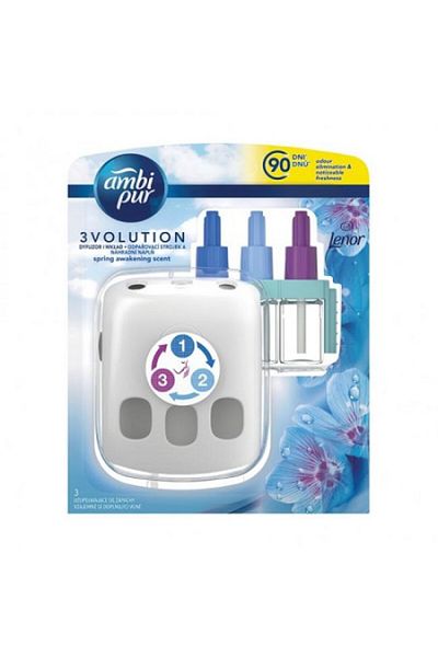 Ambi Pur Electric dispenser with Ambi Pur 3Volution Spring 20ml refill