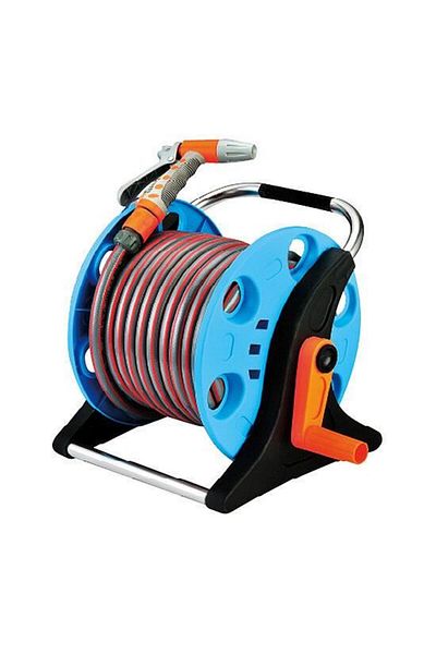 Strend Pro Garden Hose Reel, Spray Gun, 1/2", 20 M
