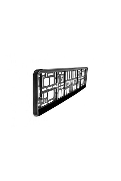 motor starter Black license plate holder, universal size, flexible plastic