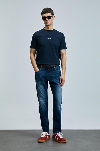 Lufian Lorenzo Slim Fit Men's Denim Trousers (111200187)