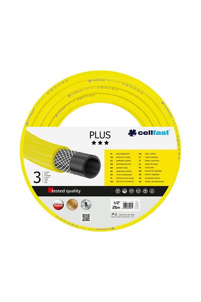 Cellfast Garden Hose, 3 Layers, 1", 25 M, Plus