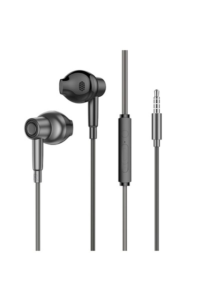 SENDEM Sendem Headphones JACK 3.5mm with Microphone – Premium Sound, Integrated Remote Control, 1.2M Cable