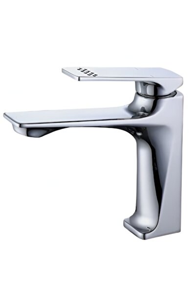 BiXXBi Baterie lavoar Bath X - Aerator Newport, Cartuș ceramic, Argintiu lucios