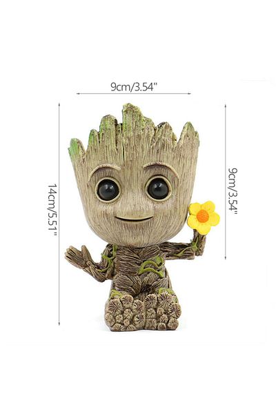 Miniso 07 Modern Vases For Flowers Pot Groot Garden Pots Planters Anime Figurines Home Decoration Accessori