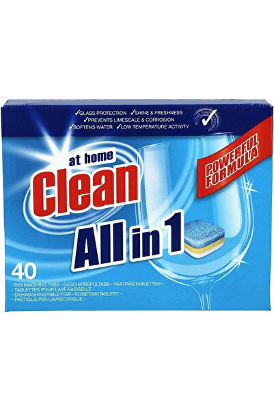 At Home Капсули за съдомиялна машина At Home All in 1, 40 пранета