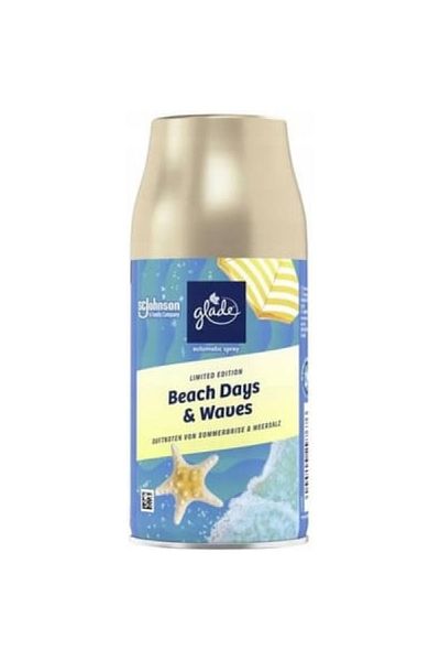 Glade Glade Beach Days & Waves room air freshener, 269 ml, ocean fragrance, with essential oils