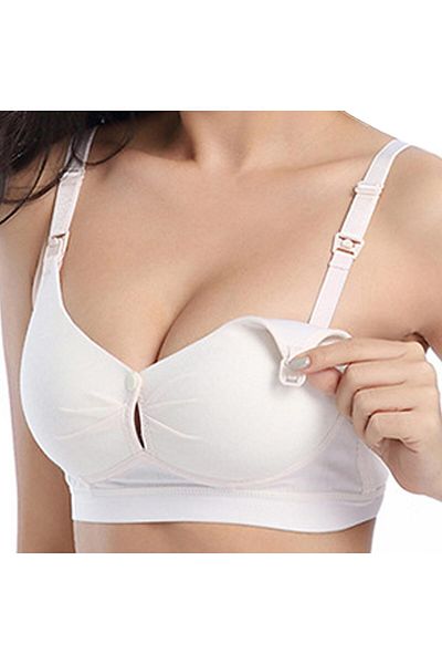 fulina Nursing Bra,Maternity Bra,Front Clasp And Bridge Button, 3D Cut