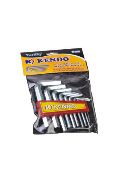 Skygo Kendo 6 Corner Allen Set with Bag 10 Pieces