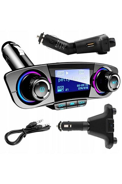 VG Bluetooth FM Transmitter and Speaker, MP3, SD, USB 5.0, 8in1