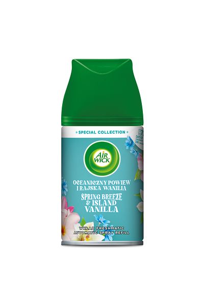 Air Wick Air Wick Freshmatic Automatic Room Air Freshener Refill, Spring Breeze and Vanilla, 250 ml