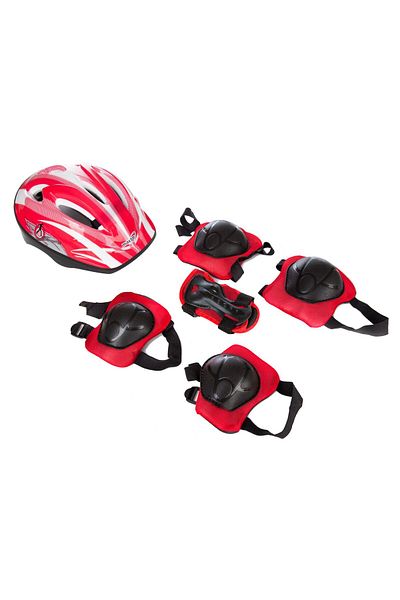 Maxtar set de protecție, roșu, cască 55 cm
