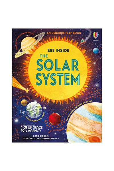 Usborne Carte pentru copii - Vezi înăuntru Sistemul Solar