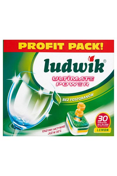 LUDWİK Pachet 30 tablete detergent vase, Ludwik, Lamaie