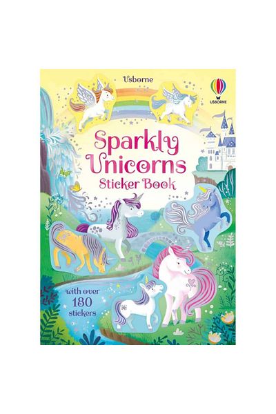 Usborne Children's book with unicorns - Sparkly Unicorns Sticker Book