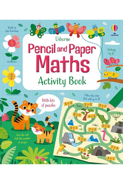 Usborne Carte pentru copii, Usborne, Matematică cu creion și hârtie, 5+ ani