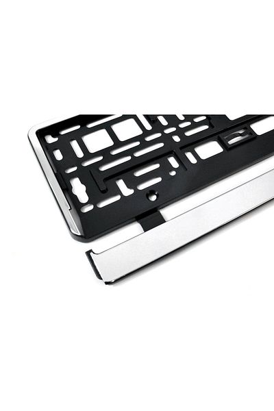 motor starter License plate holder, chromed plastic, Amio