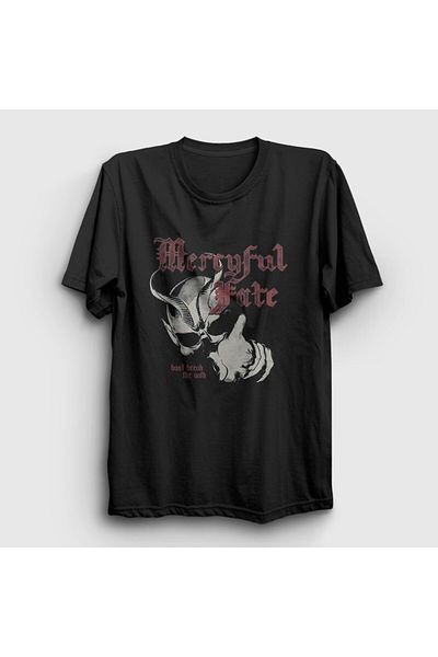 Presmono Unisex Μαύρο Μπλουζάκι Oath Mercyful Fate 550623tt