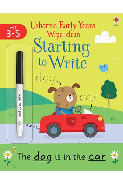 Usborne Children's Book - Early Years Wipe-clean Starting To Write