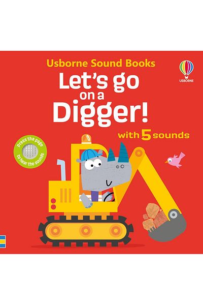 Usborne Let's go with an excavator
