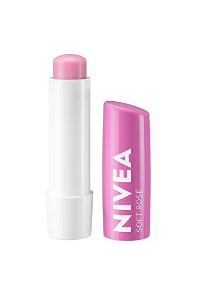 NIVEA Balsam de buze Nivea Lip Care Soft Rose, 4.8 g