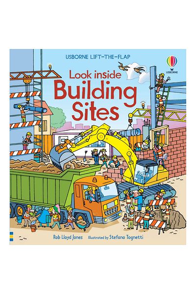 Usborne Children's book - Look Inside: Building Sites