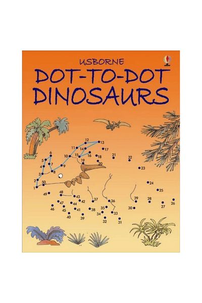 Usborne Children's book - Dot-to-Dot Dinosaurs