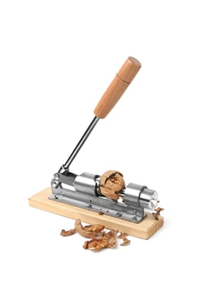 SUPER TRENDS Spargator de Nuci si Alune SUPER TRENDS®, Aparat Manual, Materiale Premium, Lemn si Otel Inoxidabil