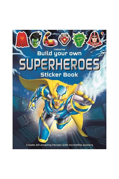 Usborne Build your own Superheroes Sticker Book