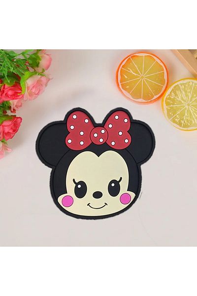 Miniso Minnie Disney Stitch Coasters Lilo & Stitch Peripherals PVC Non-slip Insulation Pads Animation Chara
