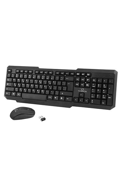 ESPERANZA USB keyboard and mouse set, 2.4GHz, Black