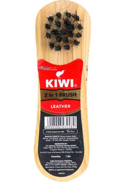 Kiwi 2 in 1 Brush For Leather - Pack of 5