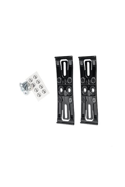 motor starter Set of 2 slim license plate holders, black color