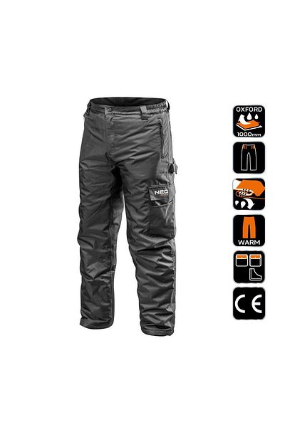 NEO Oxford Insulated Work Trousers, Warm Model, Size M/50,