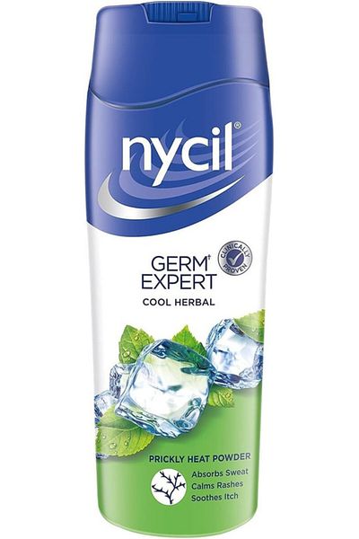 NYCIL Zydus Cool Herbal Prickly Heat Powder -187.5 Grams - Pack of 5