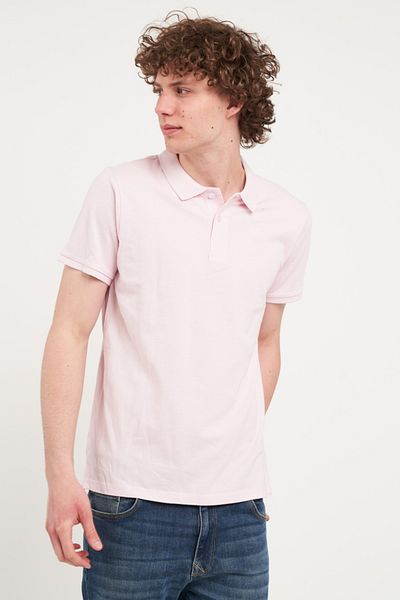 Timeout Men's solid color polo shirt