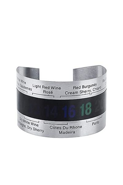 Urban Trends Digital Thermometer for Wine Bottle URBAN TRENDS®, Range 4 - 24 °C, Stainless Steel